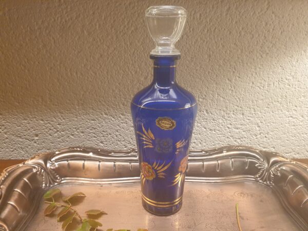 Carafe bleu cobalt italienne