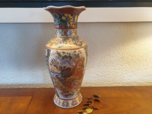 Vase chinois polychrome – Image 4