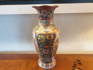 Vase chinois polychrome – Image 3