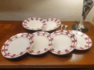 Assiettes anciennes Moulin des loups – Image 4