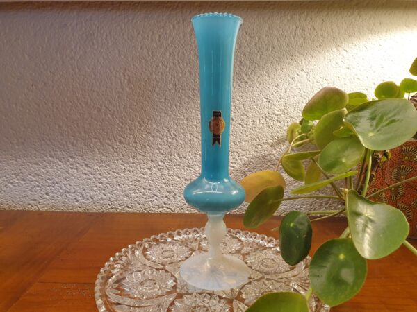 Vase soliflore en opaline Italienne – Image 2